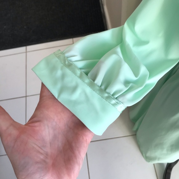 1960’s Vintage Mint Green Nightgown set / Peignoir - Picture 4 of 9